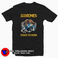 Ramones Band Road To Ruin Album Unisex T-shirt