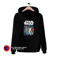 Star Wars Vintage Cast Poster Unisex Hoodie