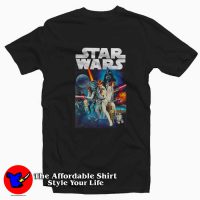 Star Wars Vintage Cast Poster Unisex T-shirt