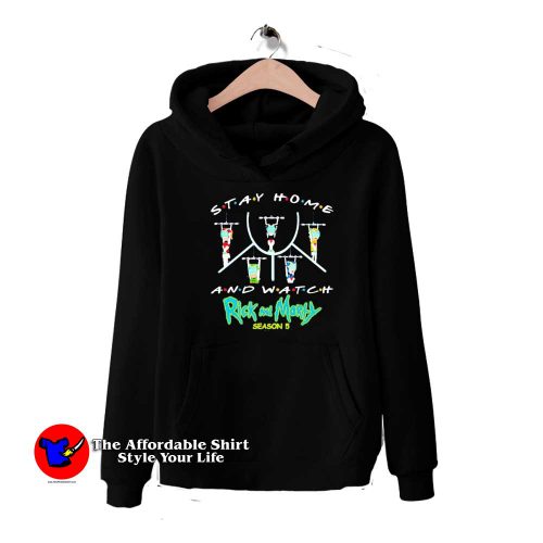 Stay Home And Watch Rick and Morty S5 Hoodie 500x500 Stay Home And Watch Rick and Morty S5 Hoodie On Sale