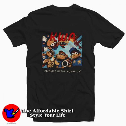 Straight Outta Donkey Kong Country Unisex T Shirt 500x500 Straight Outta Donkey Kong Country Unisex T shirt On Sale