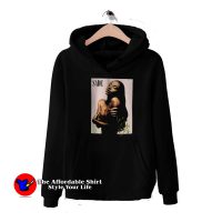 Vintage Retro Sade Singer Black Smooth Hoodie