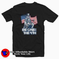 Be One with the 4th Independence Day Flag T-shirt