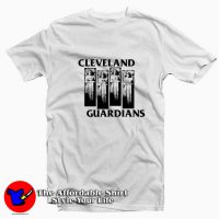 Cleveland Guardians Black Flag Parody T-shirt