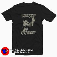 David Bowie Heroes Earls Court 1978 Unisex T-shirt