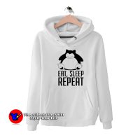 Funny Pokemon Snorlax Eat Sleep Repeat Hoodie