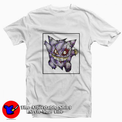 Gengar Pokemon Zombie Unisex T Shirt 500x500 Gengar Pokemon Zombie Unisex T shirt On Sale