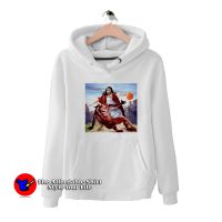 Jesus Crossing Up Satan Basketball Unisex Hoodie