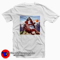 Jesus Crossing Up Satan Basketball Unisex T-shirt