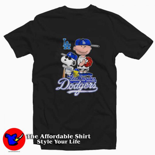 Los Angeles Dodgers Charlie Brown Unisex T Shirt 500x500 Los Angeles Dodgers Charlie Brown Unisex T shirt On Sale