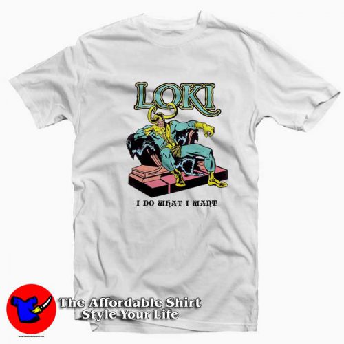 Marvel The Avengers Loki I Do What I Want T Shirt 500x500 Marvel The Avengers Loki I Do What I Want T shirt On Sale