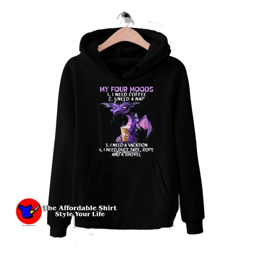 My Four Moods Dragon Coffee Lover Unisex Hoodie 500x500 My Four Moods Dragon Coffee Lover Unisex Hoodie On Sale