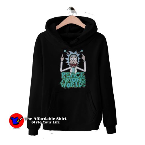 Rick And Morty Peace Among Worlds Unisex Hoodie 500x500 Rick And Morty Peace Among Worlds Unisex Hoodie On Sale