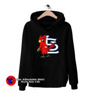 St Louis Cardinal Sports Baseball Mascot Logo Hoodie