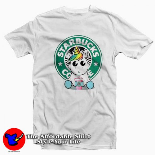 Unicorn Drink Coffee On Starbuck Unisex T Shirt 500x500 Unicorn Drink Coffee On Starbuck Unisex T shirt On Sale