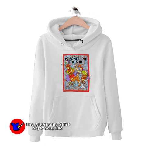 Vintage DS Tintin Prisoners of the Sun Unisex Hoodie 500x500 Vintage DS Tintin Prisoners of the Sun Unisex Hoodie On Sale