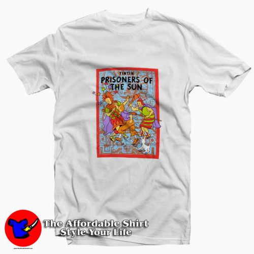 Vintage DS Tintin Prisoners of the Sun Unisex T Shirt 500x500 Vintage DS Tintin Prisoners of the Sun Unisex T shirt On Sale