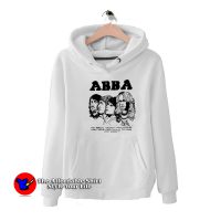 Abba The Worlds Greatest Heart Stopping Chart Hoodie