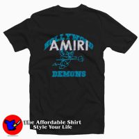 Amiri Hollywood Demons Distressed Unisex T-shirt