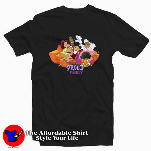 Disney Channel The Proud Family Unisex T Shirt 500x500 Disney Channel The Proud Family Unisex T shirt On Sale