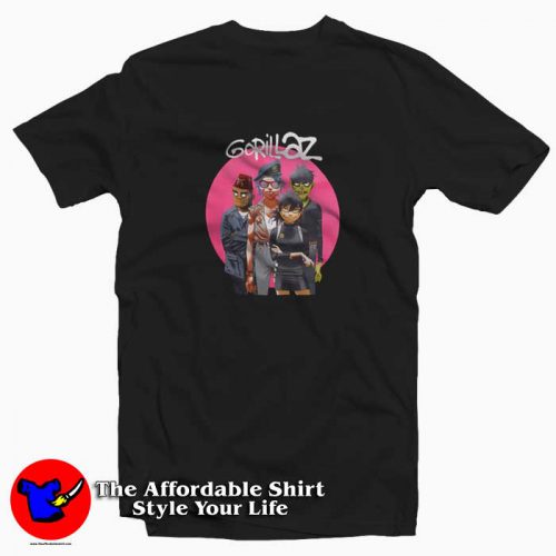 Gorillaz Humanz Group Vintage Unisex T Shirt 500x500 Gorillaz Humanz Group Vintage Unisex T shirt On Sale