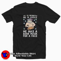 He Has a Boar Mask for a Face Demon Slayer T-shirt