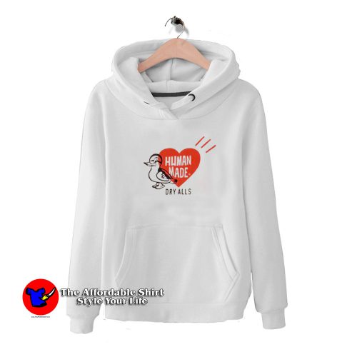 Human Made Duck Hearts Unisex Hoodie 500x500 Human Made Duck Hearts Unisex Hoodie On Sale