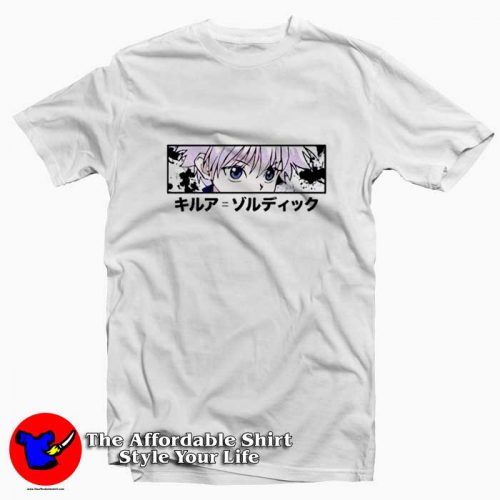 Hunter x Hunter Killua Eyes Unisex T Shirt 500x500 Hunter x Hunter Killua Eyes Unisex T shirt On Sale