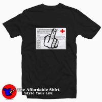 I Identify As Vaccinated Middle Finger Unisex T-shirt