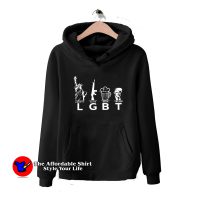 LGBT Liberty Guns Beer Trump Funny Unisex Hoodie