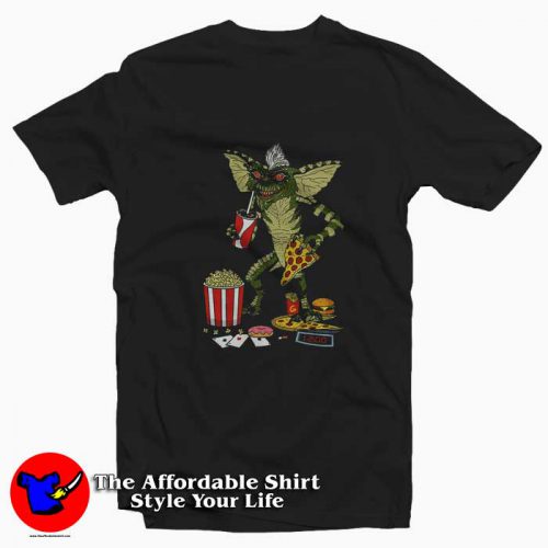 Midnight Snack Gremlins Movie 1984 T Shirt 500x500 Midnight Snack Gremlins Movie 1984 T shirt On Sale