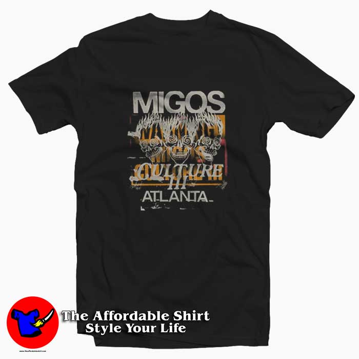 【特価爆買い】Migos × Gallery Dept skulls Tシャツ　本人着用 Tシャツ/カットソー(半袖/袖なし)