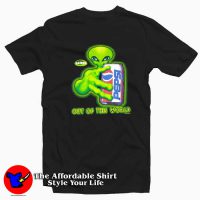 Vintage Pepsi Out Of This World Alien Grunge T-shirt