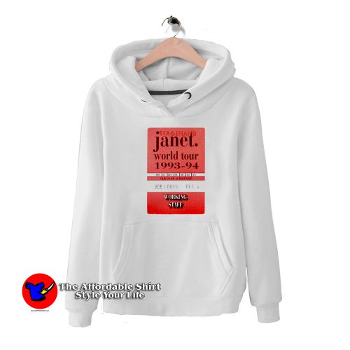 Working Staff Janet Jackson World Tour Hoodie 500x500 Working Staff Janet Jackson World Tour Hoodie On Sale