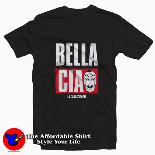 Bella Cia La Casa De Papel Unisex T Shirt 500x500 Bella Cia La Casa De Papel Unisex T shirt On Sale