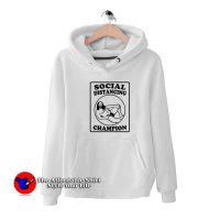 Creepy Speedo Guy Social Distancing Champion Hoodie