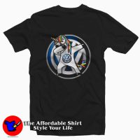 Dabbing Unicorn Flippin Love Volkswagen T-shirt