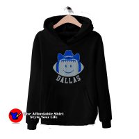 Dallas Texas Funny Football Smile Cowboy Hat Hoodie