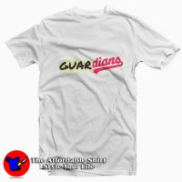 Funny Guardians Cleveland Baseball Tape Up T-shirt