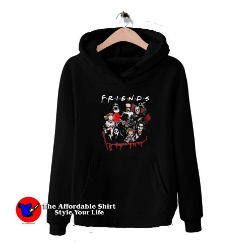 Halloween Friends Pennywise Michael Myers Hoodie 500x500 Halloween Friends Pennywise Michael Myers Hoodie On Sale