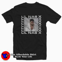 Lil The Portrait White Nas Background Seamless T-shirt