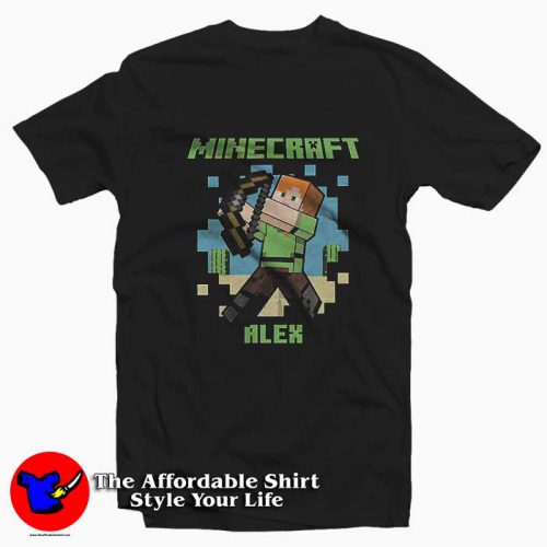 Minecraft Sniper Alex Vidio Game Unisex T Shirt 500x500 Minecraft Sniper Alex Vidio Game Unisex T shirt On Sale