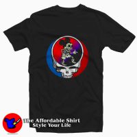 Skeleton Mickey Mouse Grateful Dead Halloween T-shirt