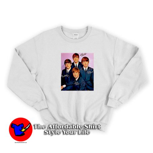 The Beatles Signed Poster Unisex Sweatshirt 500x500 The Beatles Signed Poster Unisex Sweatshirt On Sale