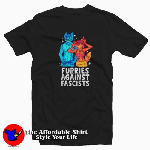 Vintage Furries Against Fascists Unisex T Shirt 500x500 Vintage Furries Against Fascists Unisex T shirt On Sale