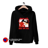 Vintage Metallica Kill Em All Song Tracks Hoodie