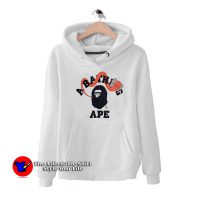 Bape x Kaws Bendy COllege Logo Unisex Hoodie