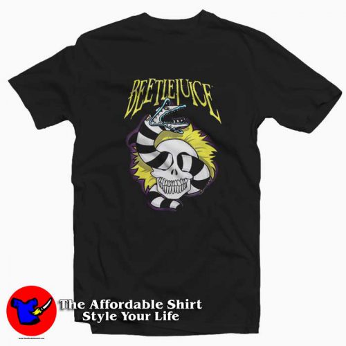 Beetlejuice Skull Vintage Graphic Unisex T Shirt 500x500 Beetlejuice Skull Vintage Graphic Unisex T shirt On Sale