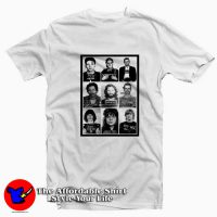 Celebrities Mugshot Vintage Rock Stars Hipster T-shirt