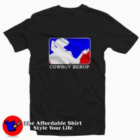 Cowboy Bebop Spike MLB Style Anime Cartoon T-shirt